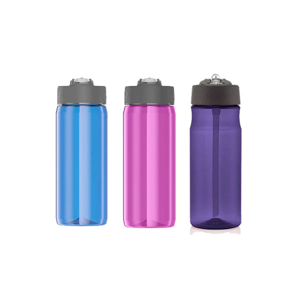 Thermos 13661 Hydration Water Bottle with Straw, Deep Purple, 530 ml
