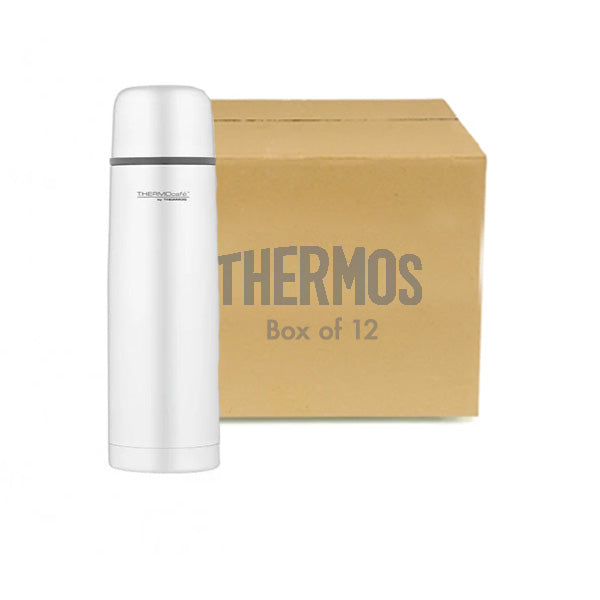 Thermos Thermocafe Stainless Steel Vacuum Flask 0.35L 0.5L 1.0L 8 Hours Hot